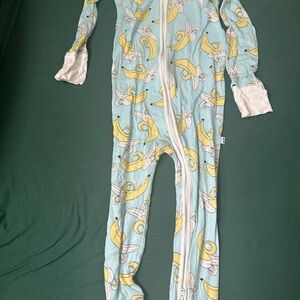 Little Sleepies Bamboo Banana Kids Footie